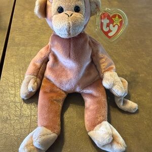 NWT Ty Plush Monkey “Mystic” Beanie Baby Toy